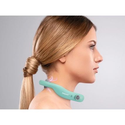 Beper - Massaggiatore cervicale ricaricabile EMS 5V/900 mAh colore menta
