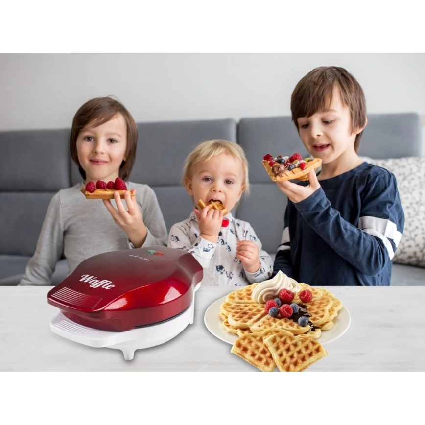 Beper - Piastra per waffle 1000W/230V