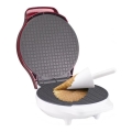 Beper - Piastra per waffle 2 in 1 1000W/230V rossa