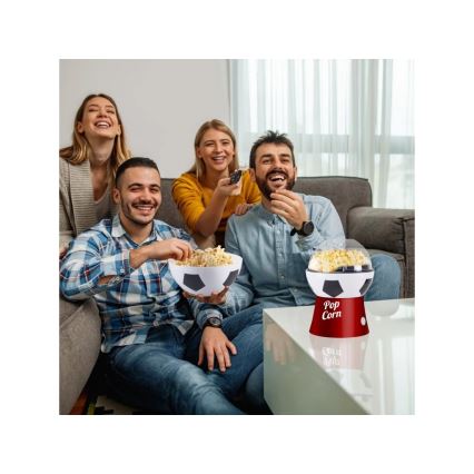 Beper - Popcorniera 1200W/230V a forma di pallone da calcio