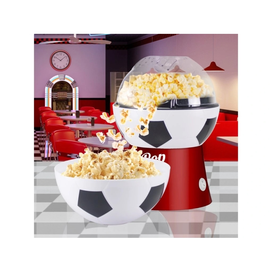 Beper - Popcorniera 1200W/230V a forma di pallone da calcio