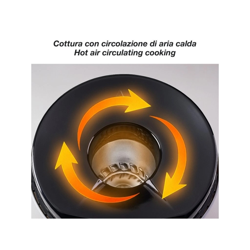 Beper - Popcorniera 1200W/230V a forma di pallone da calcio