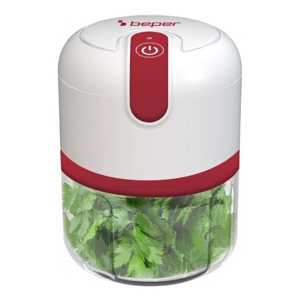 Beper - Tritatutto ricaricabile 30W/5V 1500 mAh 250 ml