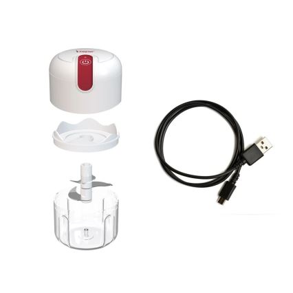 Beper - Tritatutto ricaricabile 30W/5V 1500 mAh 250 ml