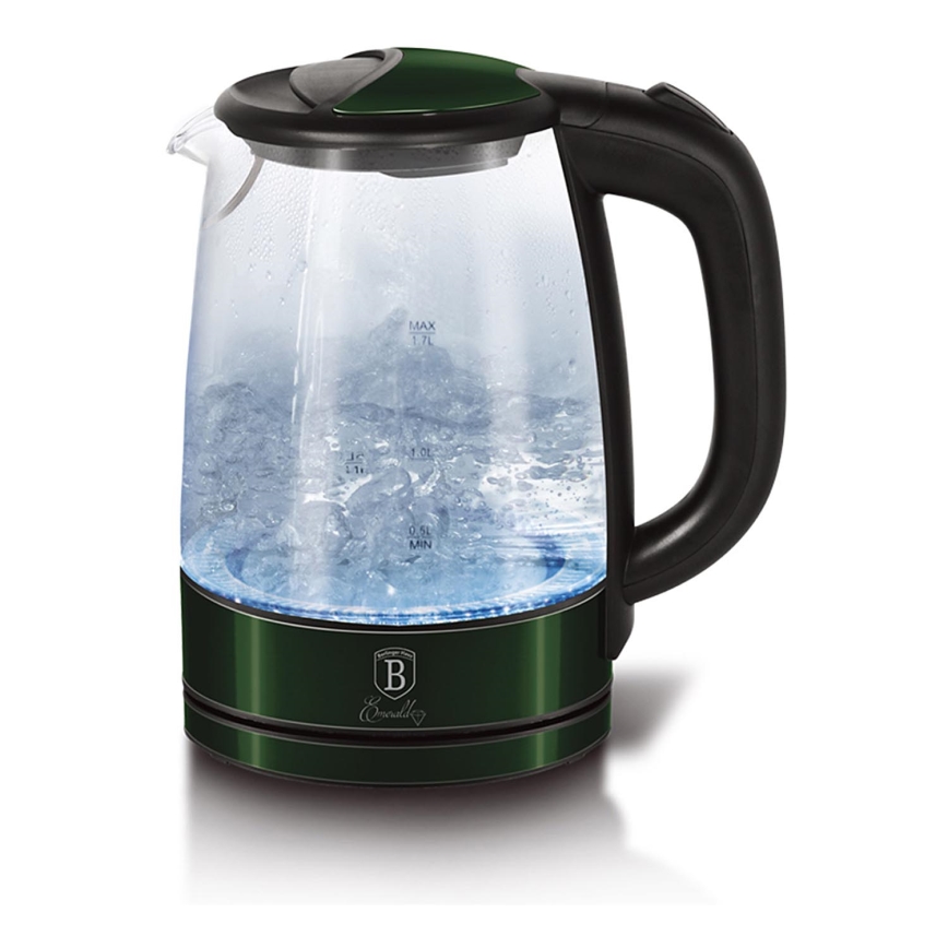 BerlingerHaus - Bollitore 1,7 l 2200W/230V inox/verde