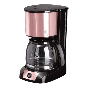 BerlingerHaus- Caffettiera a goccia 1,5l con mantenimento della temperatura 800W/230V rosegold