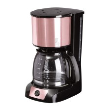 BerlingerHaus- Macchina da caffè 1,5l con gocciolamento e mantenimento della temperatura 800W/230V oro rosa