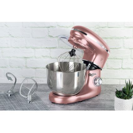 BerlingerHaus - Robot da cucina girevole in acciaio inox 1300W/230V oro rosa