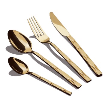 BerlingerHaus - Servizio di posate in acciaio inox24 pz oro