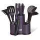 BerlingerHaus - Set coltelli e utensili da cucina in acciaio inox 12 pezzi viola/nero
