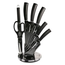 BerlingerHaus - Set di coltelli in acciaio inossidabile in un supporto 8 pezzi neri