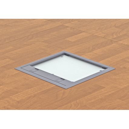 BETTERMANN - Cassetta a pavimento per piani doppi 12 moduli (6 dispositivi 45x45)