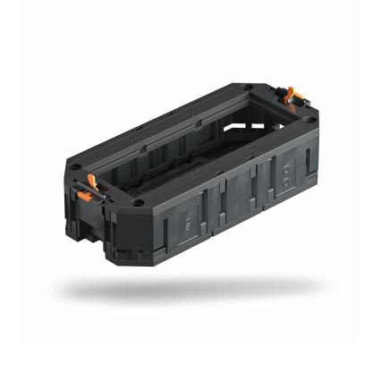 BETTERMANN - Cassetta a pavimento per piani doppi 12 moduli (6 dispositivi 45x45)