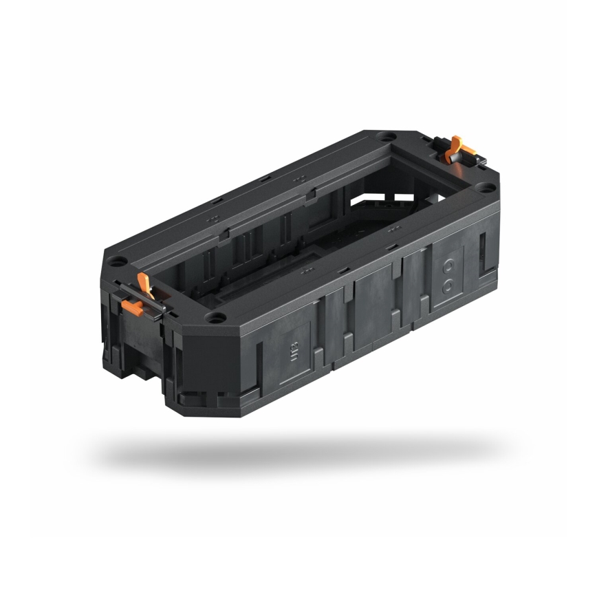BETTERMANN - Cassetta a pavimento per piani doppi 12 moduli (6 dispositivi 45x45)