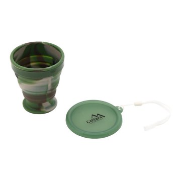 Bicchiere pieghevole in silicone da 200 ml