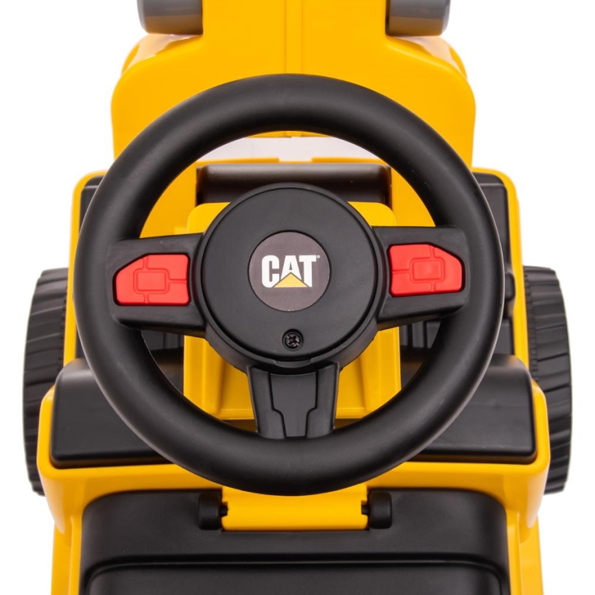 Bici a spinta caricatore CAT 2xAA giallo/nero