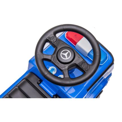 Bici a spinta Mercedes Auto della polizia 2xAA blu