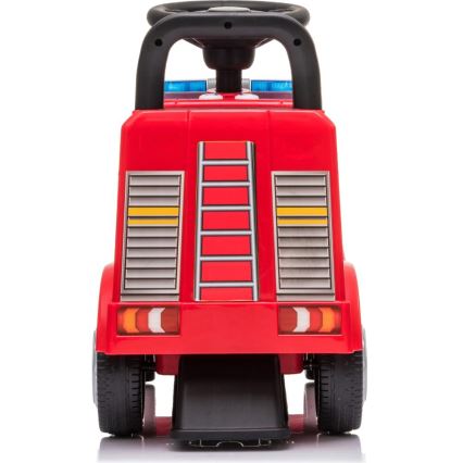 Bici a spinta Mercedes Camion dei pompieri 2xAA rosso