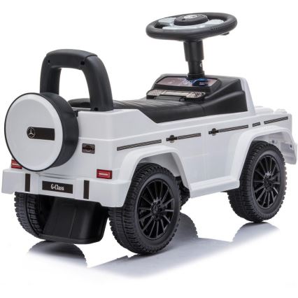 Bici a spinta Mercedes G350d 2xAA bianco/nero
