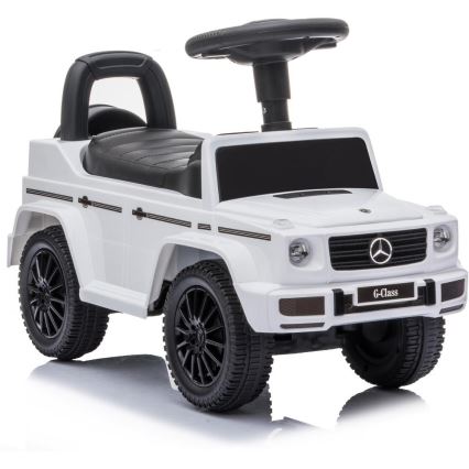 Bici a spinta Mercedes G350d 2xAA bianco/nero