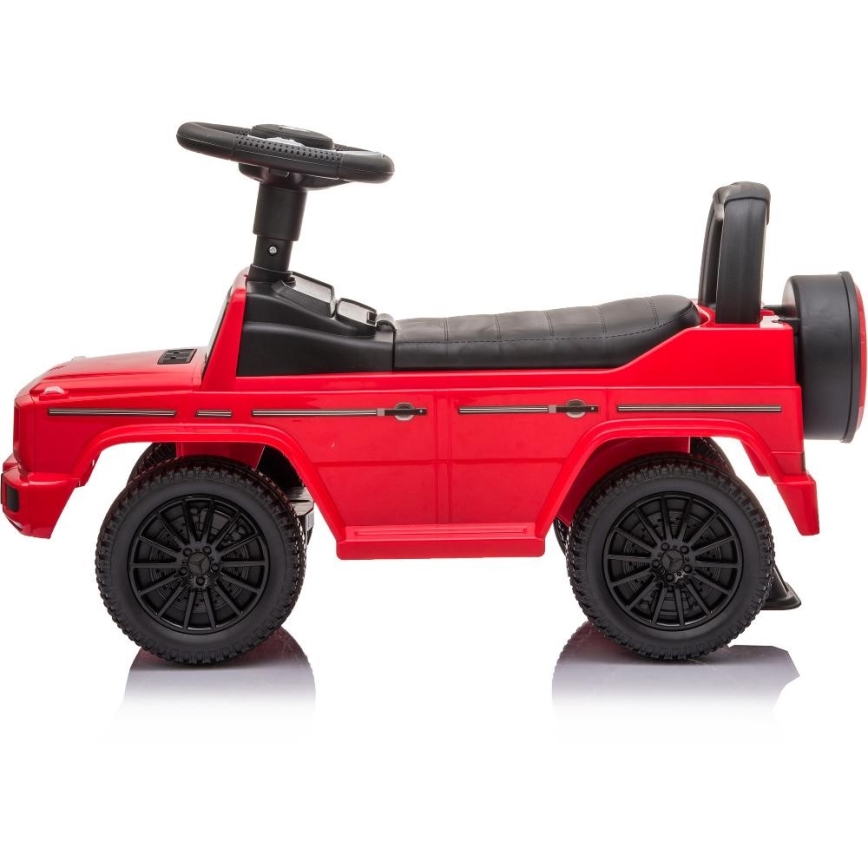 Bici a spinta Mercedes G350d 2xAA rosso/nero