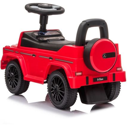 Bici a spinta Mercedes G350d 2xAA rosso/nero