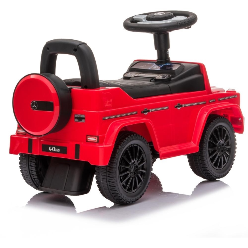 Bici a spinta Mercedes G350d 2xAA rosso/nero