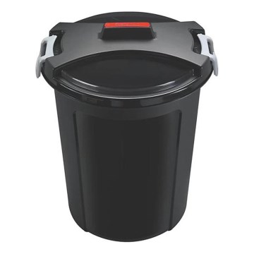 Bidone per rifiuti HEIDRUN 46 l nero