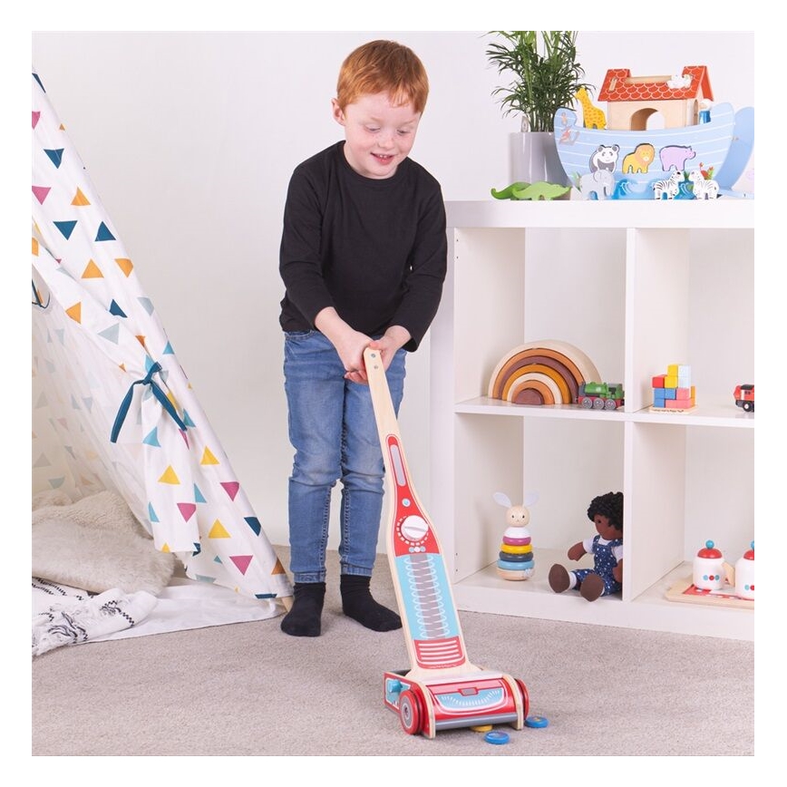 Bigjigs Toys - Aspirapolvere a bastone