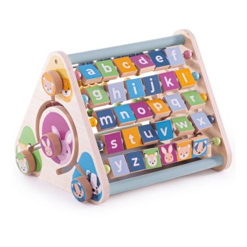 Bigjigs Toys - Attivo triangolo con animali