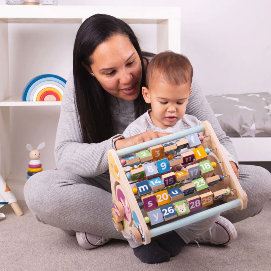 Bigjigs Toys - Attivo triangolo con animali