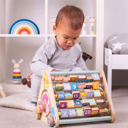 Bigjigs Toys - Attivo triangolo con animali