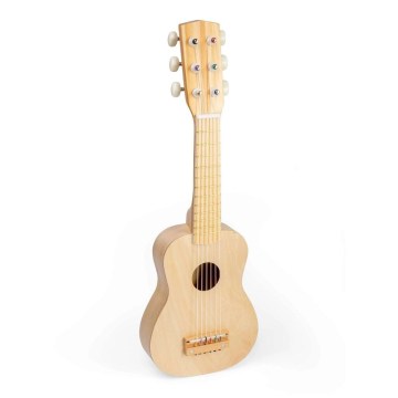 Bigjigs Toys - Chitarra giocattolo in legno per bambini