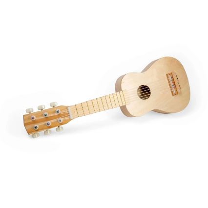 Bigjigs Toys - Chitarra giocattolo in legno per bambini