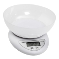 Bilancia da cucina digitale con un bowl 1xCR2032 bianco