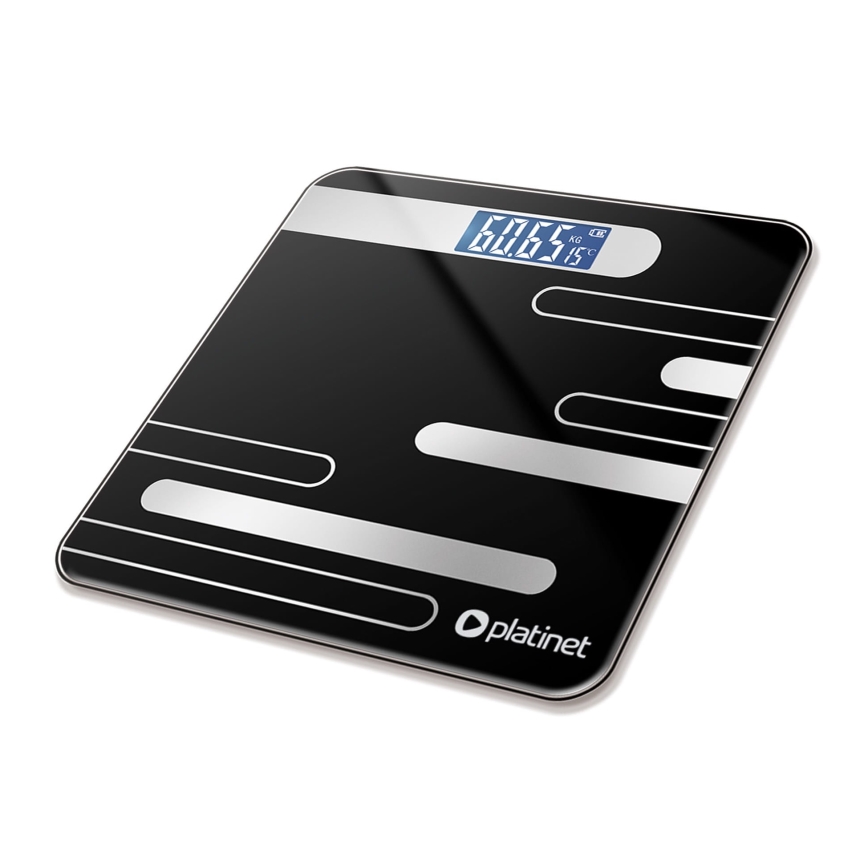 Bilancia digitale con display LCD 2xAAA nero