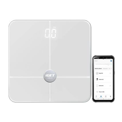 Bilancia personale smart 3xAAA Bluetooth