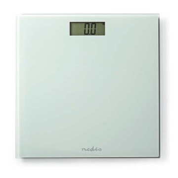 Bilancia pesapersone digitale 1x CR2032 bianca