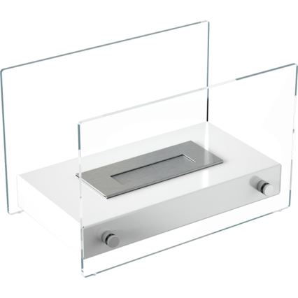 Kratki - Camino bioetanolo 25,2x39cm 1kW bianco
