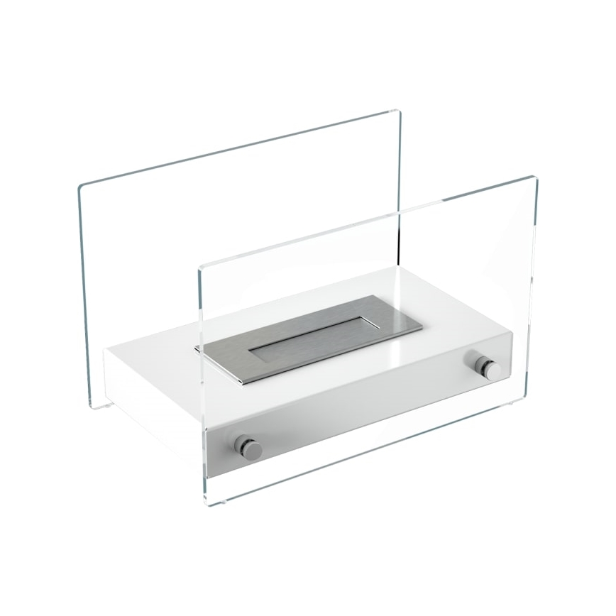 Kratki - Camino bioetanolo 25,2x39cm 1kW bianco