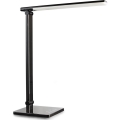 BK Licht 1004 - Lampada da tavolo LED touch dimmerabile con USB LED/5W/230V nero