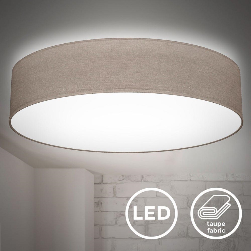 BK Licht 1395 - Plafoniera LED LED/20W/230V tortora