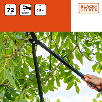 BLACK+DECKER - Cesoie per il giardinaggio 720 mm