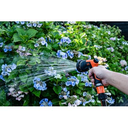 BLACK+DECKER - Pistola di irrigazione con 3 connettori