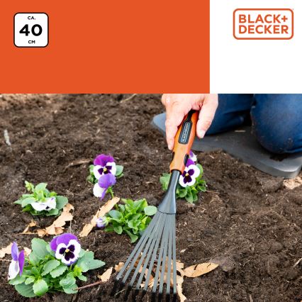BLACK+DECKER - Rastrello portatile 40 cm