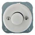 Bohemia-Design - Dimmer retrò in porcellana senza cornice 250V/10A bianco
