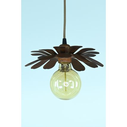 Bohemia-Design - Lampada a sospensione con cavo 1xE27/60W/230V bronzo