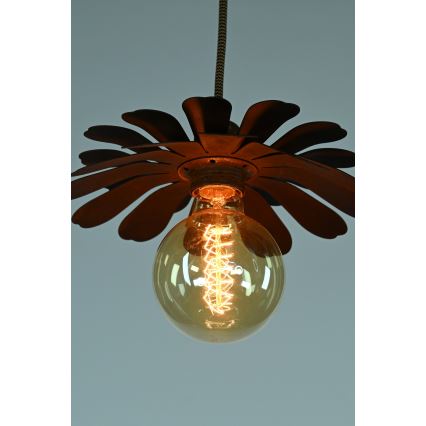 Bohemia-Design - Lampada a sospensione con cavo 1xE27/60W/230V bronzo
