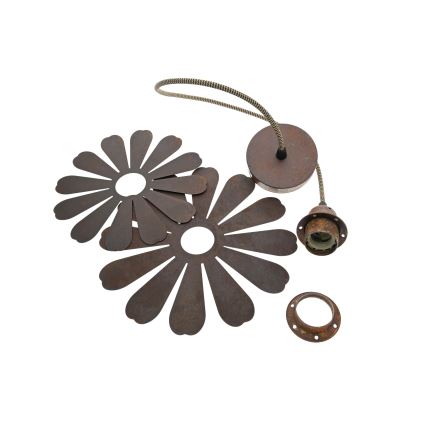 Bohemia-Design - Lampada a sospensione con cavo 1xE27/60W/230V bronzo