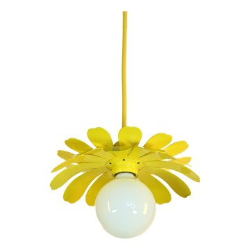 Bohemia-Design - Lampada a sospensione con cavo 1xE27/60W/230V gialla